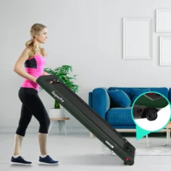 2 in 1 Klappbares Laufband 2,25 HP Tragbares Elektrisches Laufband