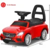 2 in 1 Mercedes Benz AMG Kinderauto und Schiebeauto Kinderauto Rutscher 68 x 31,5 x 42,5 cm Rot