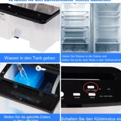 3 in 1 Mobiler Ventilator Luftkühler 75W / 8L Tank / 7,5H Timer / Fernbedienung