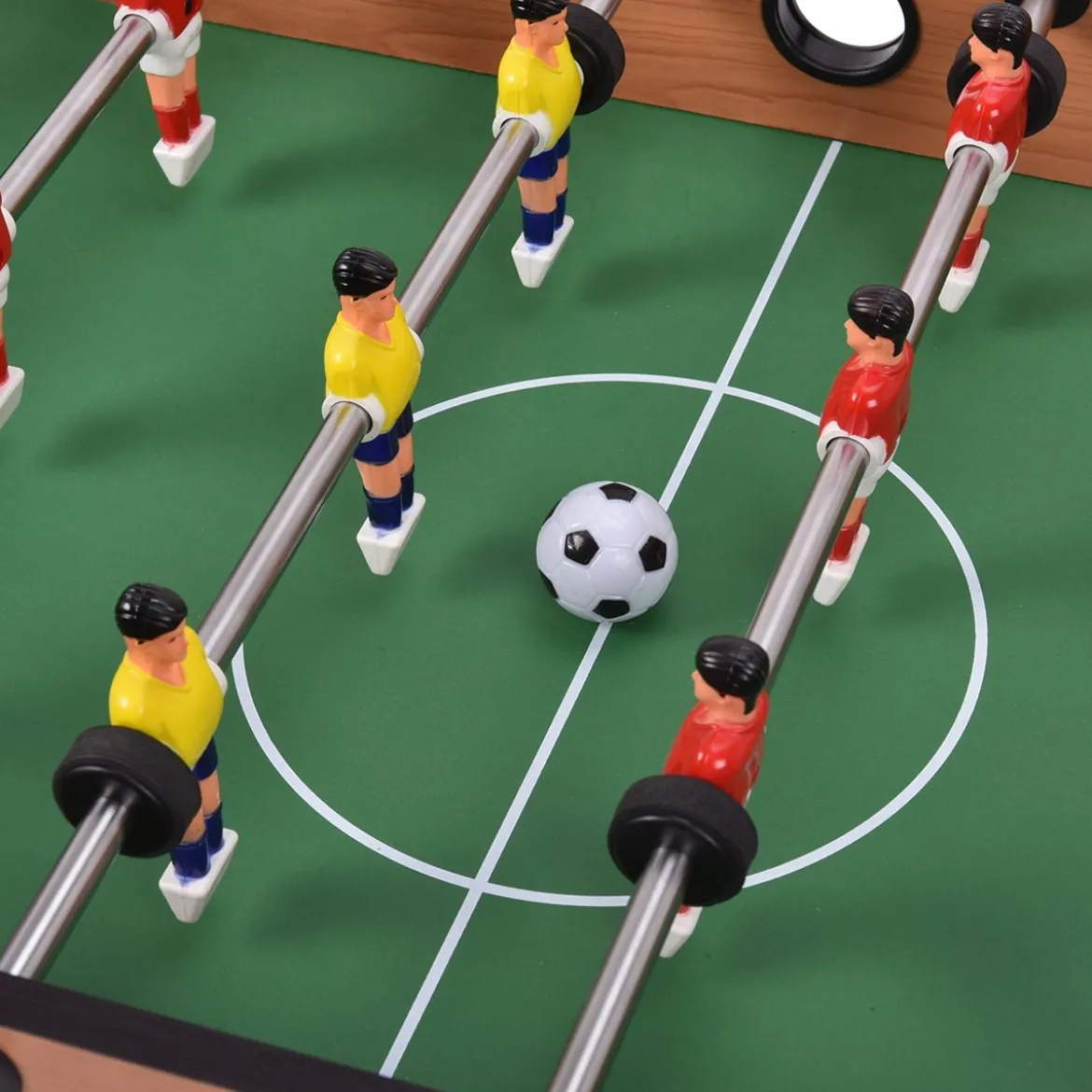 4 in 1 Multifunktionsspieltisch Multispieltisch Multigame Tischfußball Billard Tischtennis Hockey