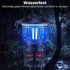 Insektenvernichter Elektrisch 2 in 1 Mückenlampe mit LED-Licht USB Wiederaufladbare Fliegenfalle