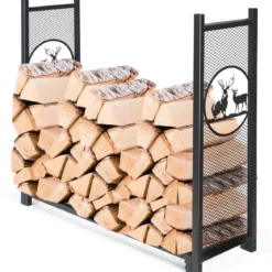 Kaminholzregal Brennholzregal Feuerholzständer Kaminholzständer Metall