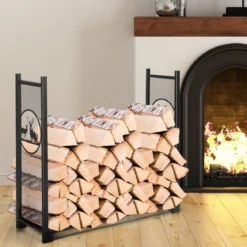 Kaminholzregal Brennholzregal Feuerholzständer Kaminholzständer Metall