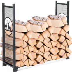 Kaminholzregal Brennholzregal Feuerholzständer Kaminholzständer Metall