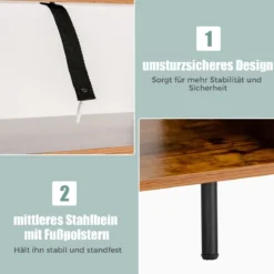 Küchenschrank 160cm Buffetschrank mit Weinregal für 18 Weinflaschen und Schublade 74 x 40 x 160 cm
