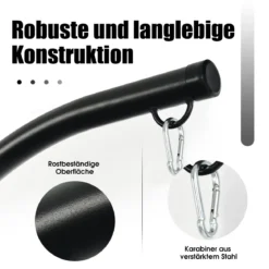 150kg Hängstühl Gestell Rahmen HängesesselgestellXXL 207cm Hängesitz ständer