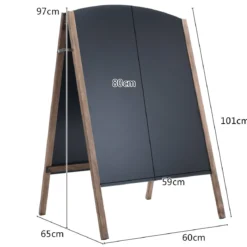 Kiefernholz Kundenstopper Kreidetafel Werbetafel