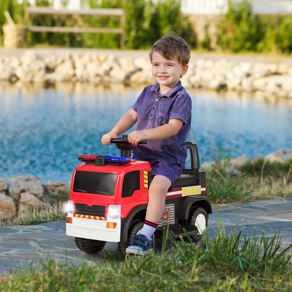 Kinderauto Kinderfahrzeug Elektroauto Kinder Feuerwehrauto Elektrofahrzeug