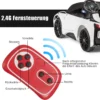 Kinderauto 12 V Batteriebetriebenes Elektroauto mit 2,4 G-Fernbedienung Weiß