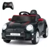 Kinderauto 12 V im BMW Mini Design Elektroauto für Kinder mit Fernbedienung LED & Soft-Start Schwarz