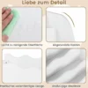 Kinder Bücherregal 3-stufiges Montessori Spielzeugregal aus Holz mit Rollbarer Schublade Weiß