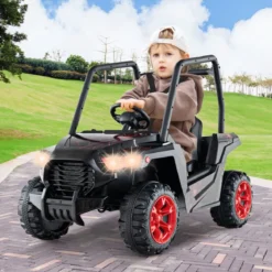 Kinder Elektroauto mit 2,4G Fernsteuerung 24V Elektrofahrzeuge UTV für Kinder ab 3 Jahre