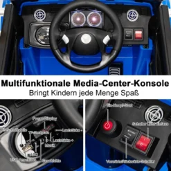 Kinder-Elektro-Traktor Optimus Prime Muldenkipper für Kinder 106,5 x 63,5 x 70 cm Blau