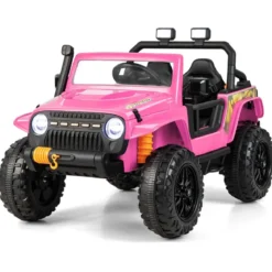 Kinderfahrzeug Akkubetriebenes Elektrofahrzeug mit Fernbedienung 123,5 x 70,3 x 71,3 cm Rosa