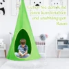 Kinder Hängehöhle Hängesessel Hängezelt Hängehöhle Hängesessel Kinder Fly Schaukel 80x80x140cm Grün