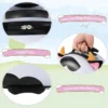 16" Kinderkoffer mit Plüschohren & 2 blinkenden Rädern & 2-stufigem Teleskopgriff Kuh