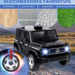 Kinder Mercedes-Benz Elektroauto mit 2,4G Fernbedienung & Scheinwerfer 12V Elektrofahrzeug
