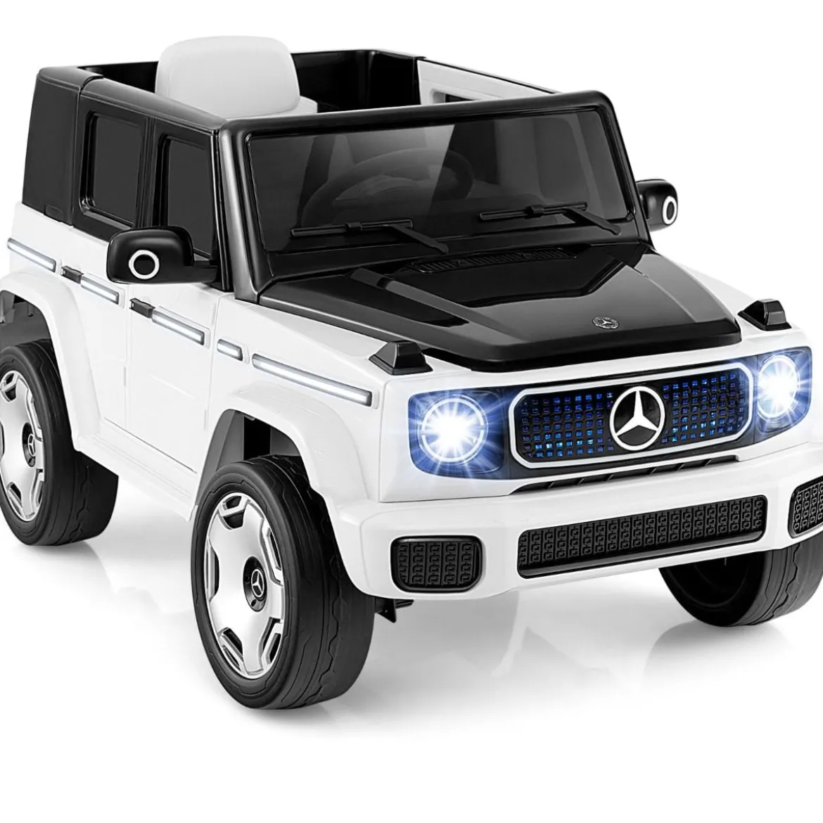 Kinder Mercedes-Benz Elektroauto mit 2,4G Fernbedienung & Scheinwerfer 12V Elektrofahrzeug