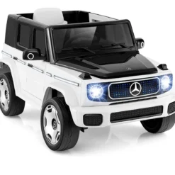 Kinder Mercedes-Benz Elektroauto mit 2,4G Fernbedienung & Scheinwerfer 12V Elektrofahrzeug