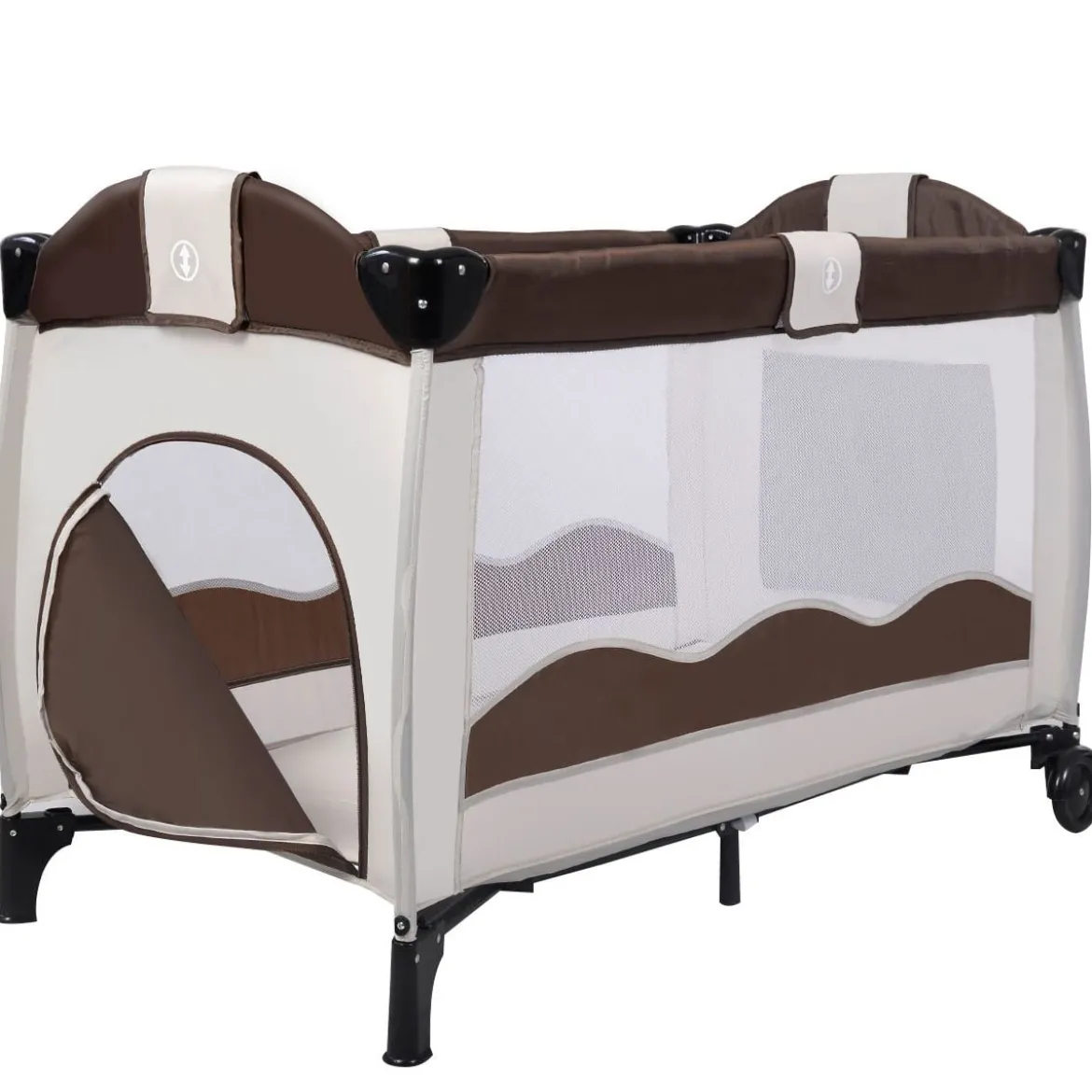 Kinderreisebett Babybett Wiege Inkl. Matratze und Zubehör