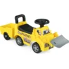 Kinder Rutschauto mit Anhänger & Schaufel Kinderfahrzeug Aufsitzauto Spielzeugauto mit Stauraum Gelb