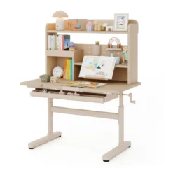 Kinderschreibtisch mit Kinderstuhl Schülerschreibtisch ergonomischer Kinderschreibtischstuhl