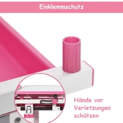 Kinderschreibtisch Neigungsverstellbar Schülerschreibtisch mit Lampe und Stuhl Farbewahl