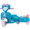 Kinder-Scooter 6V Kinderauto Batteriebetriebenes Motorrad für Kinder Beiwagen Blau
