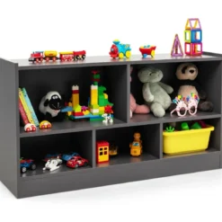 Kinder Spielzeugschrank aus Holz Kinderregal Bücherregal 111 x 30 x 61,5 cm