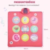 Kinder Tanzmattemit 5 Modi & 9 Klavierklängen & 9 Demo Tanz Spielzeug Rosa