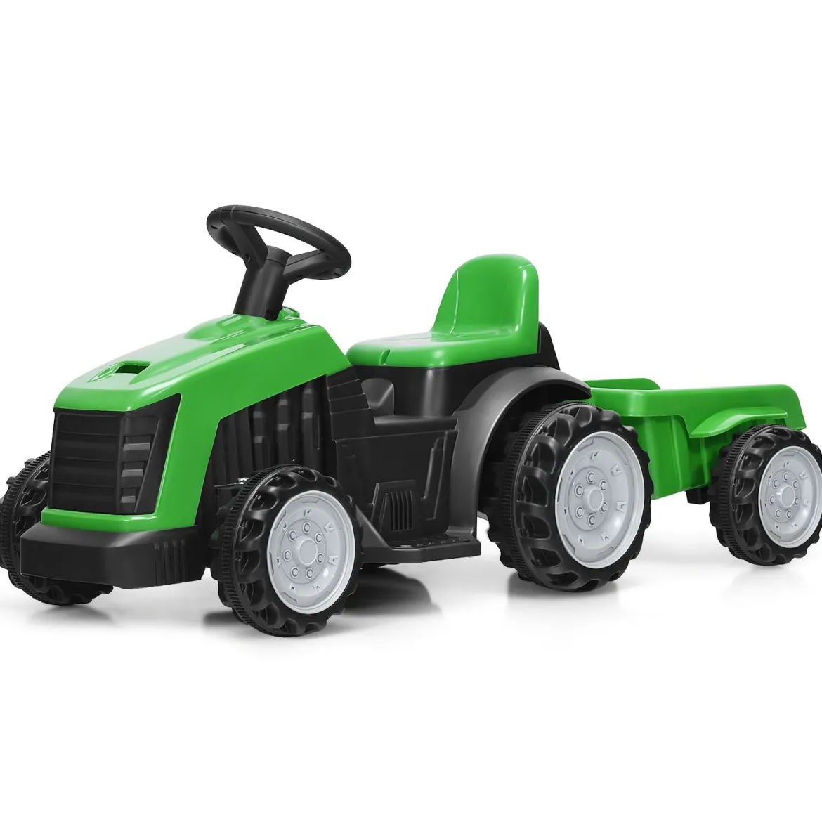 Kinder Traktor 2-Gang 6V Aufsitztraktor Kinderfahrzeug Elektroauto Grün