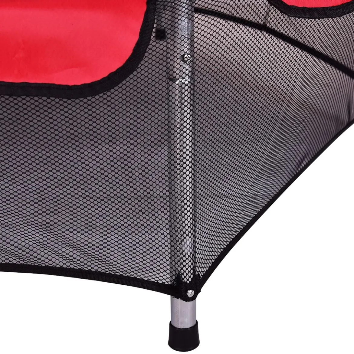 Kinder Trampolin 140 cm Gartentrampolin mit Sicherheitsnetz Sicherheitsrampolin