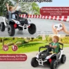 Kinder 12V Elektroauto mit Fernbedienung Elektrischer UTV-Truck Kinderauto Kinderfahrzeug Weiß