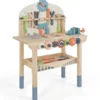 Kinder Werkzeugbank aus Holz mit Magnetischem Gestell & Werkzeugset 60 x 30 x 79 cm