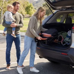 Klappbare Kinderwagen mit Regenschutz & Verstellbarem Rückenlehne & Fußstütze Reisebuggy Rosa