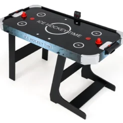 Klappbarer Airhockey Tisch mit LED-Anzeige & 12V-Motor Elektrischer Lufthockey Tisch