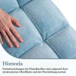 Klappbarer Bodenstuhl Bodensessel mit Verstellbarer Rückenlehne & Hochdichtem Schaumstoff Farbe wählbar