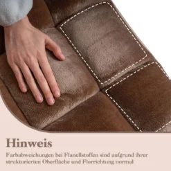 Klappbarer Bodenstuhl Bodensessel mit Verstellbarer Rückenlehne & Hochdichtem Schaumstoff 66,5 x 53 x 53 cm