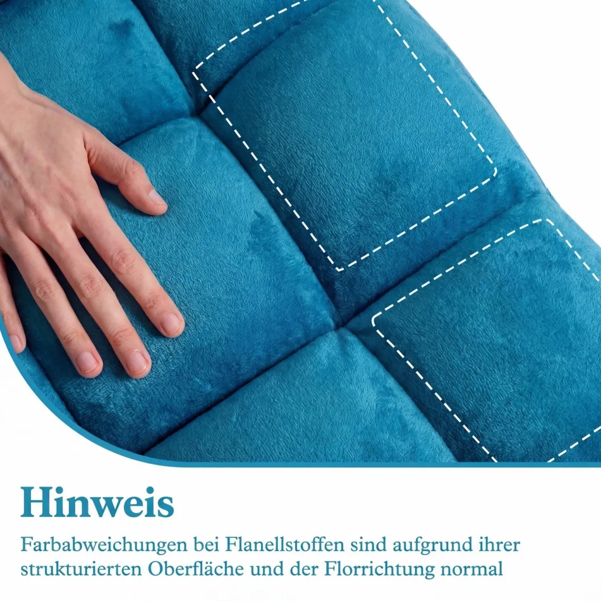 Klappbarer Bodenstuhl Bodensessel mit Verstellbarer Rückenlehne & Hochdichtem Schaumstoff 66,5 x 53 x 53 cm