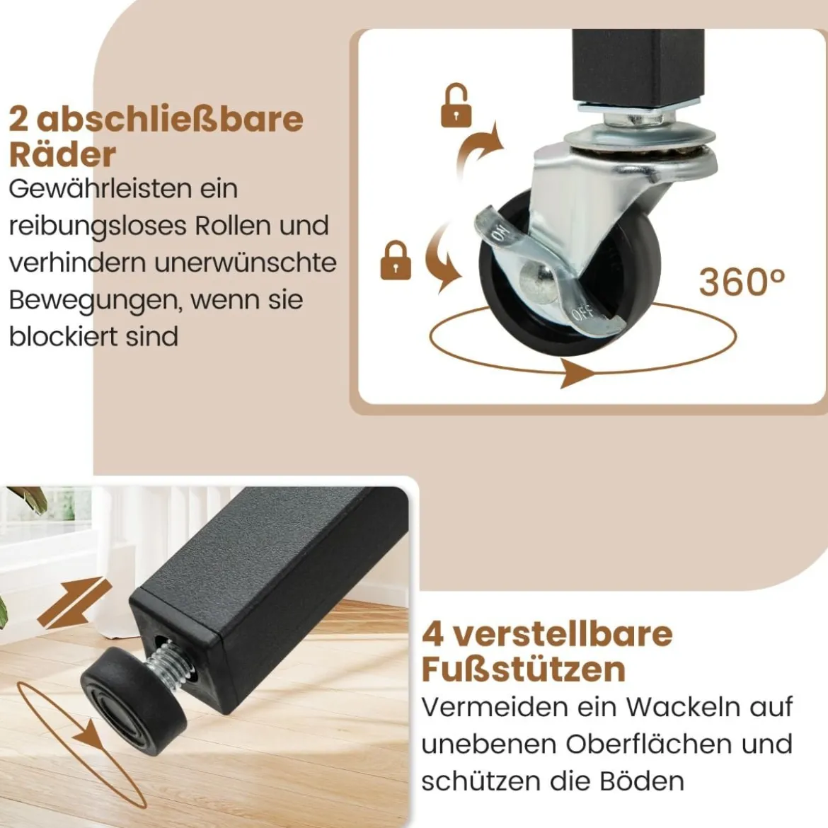 Klappbarer Esstisch mit Marmor Optik Mobiler Klapptisch für 4 Personen Küchentisch Weiß