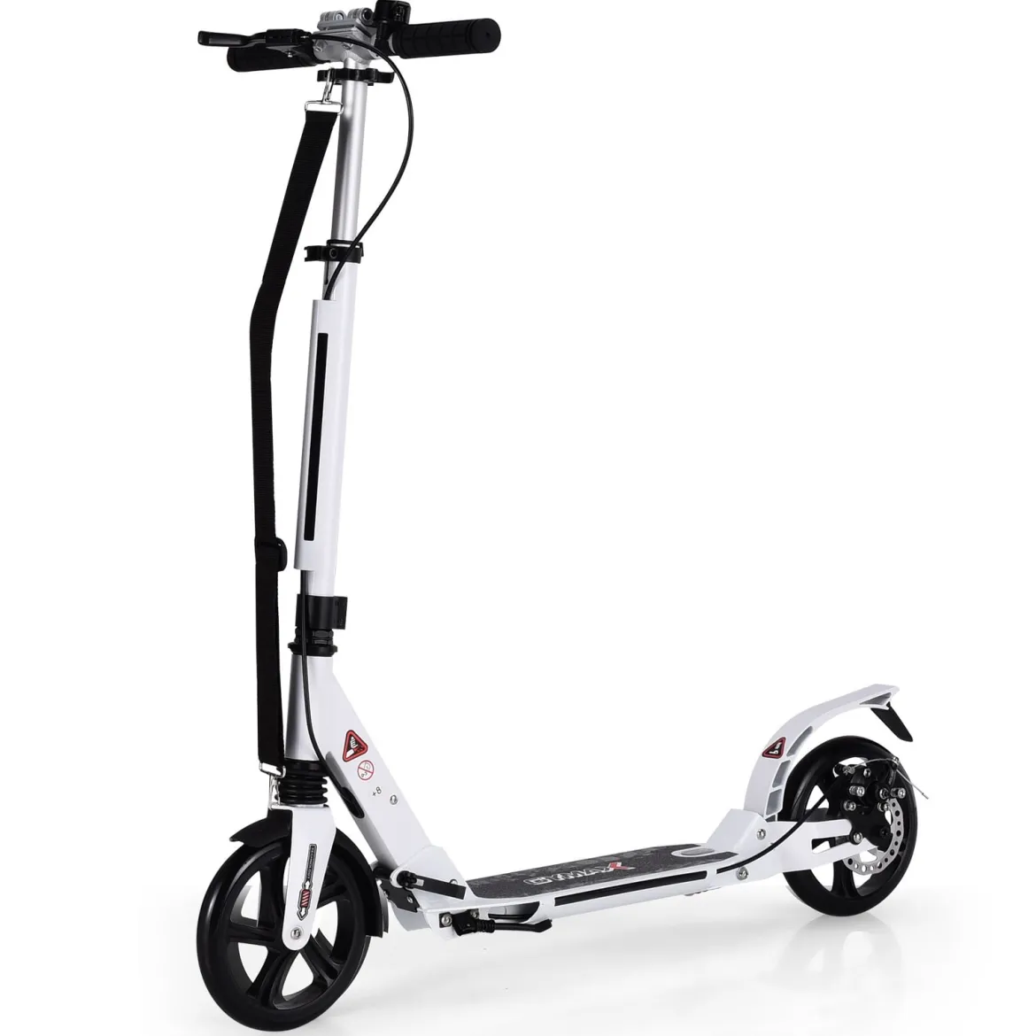 Klappbarer Kickscooter mit Klingel & Ständer Höhenverstellbarer Scooter Roller Tretroller