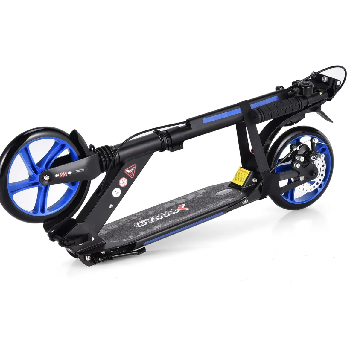 Klappbarer Kickscooter mit Klingel & Ständer Höhenverstellbarer Scooter Roller Tretroller