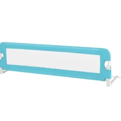 Klappbares Bettgitter mit Verstellbarer & EIN-klick-Faltung Gurte Bettschutzgitter 150 x 42cm