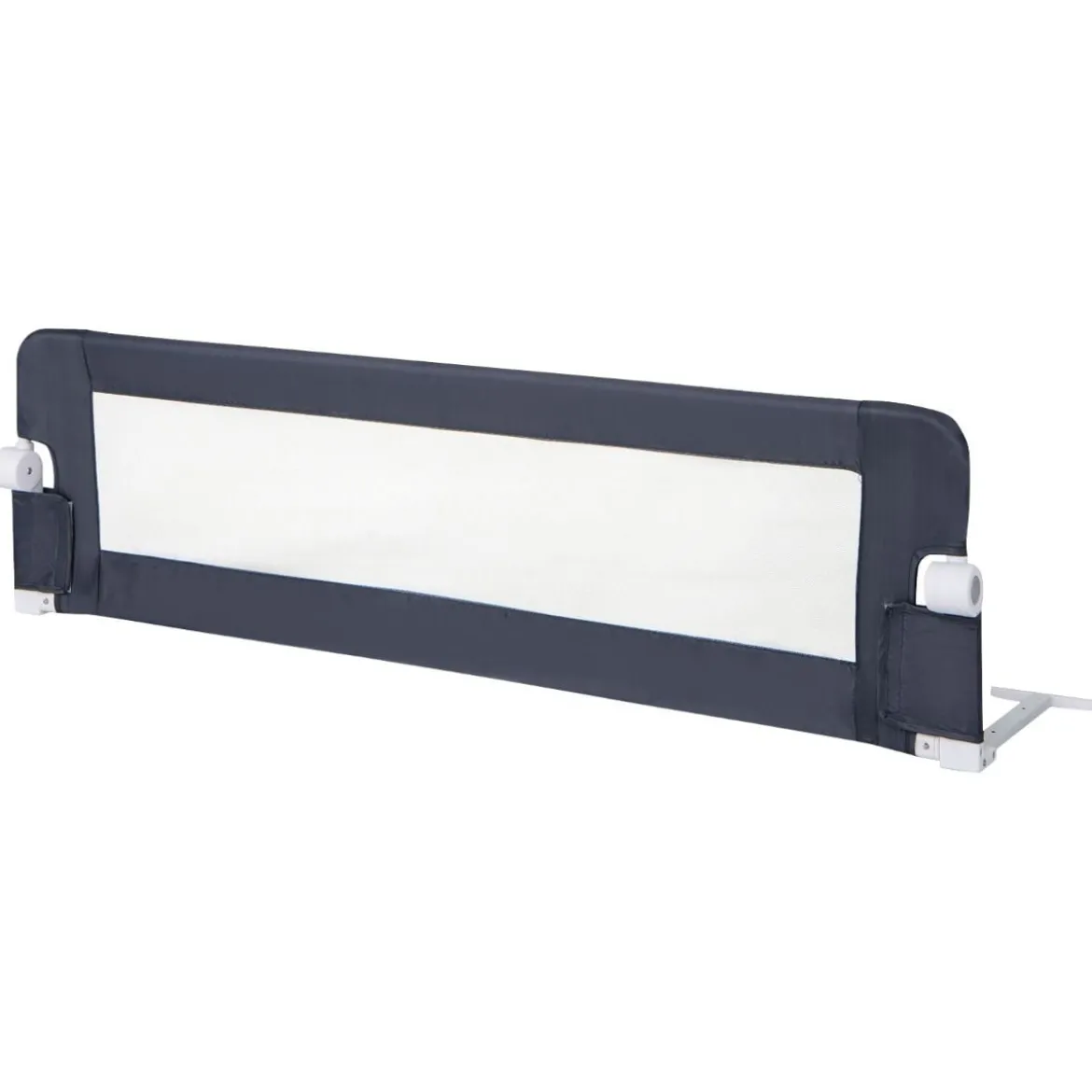 Klappbares Bettgitter mit Verstellbarer & EIN-klick-Faltung Gurte Bettschutzgitter 150 x 42cm