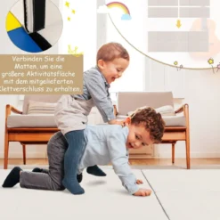 Klappbare Weichbodenmatte mit 2 Griffen Rutschfeste Gymnastikmatte 180 x 60 x 5 cm