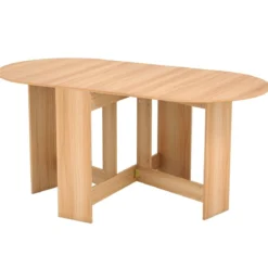 Klapptisch Rund Balkontisch Klappbarer Gartentisch Natur
