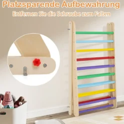 Kletterdreieck mit Leiter Klappbares Klettergerüst Sprossendreieck zur Entwicklung