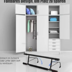 Klimmzugstange Türreck Fitness Hometrainer Pull-Up-Bar Schwarz 100,5 x 26,5 x 35cm