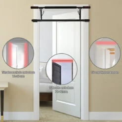 Klimmzugstange Türreck Fitness Hometrainer Pull-Up-Bar Schwarz 100,5 x 26,5 x 35cm