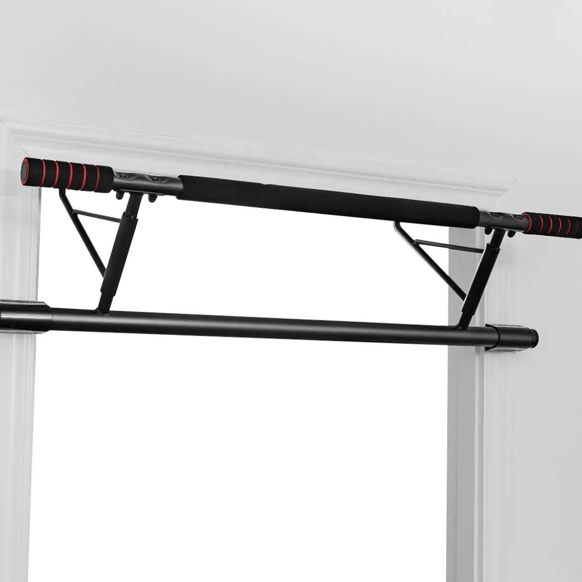 Klimmzugstange Türreck Fitness Hometrainer Pull-Up-Bar Schwarz 100,5 x 26,5 x 35cm